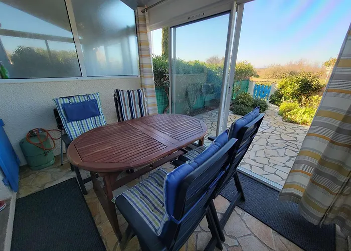 Jolie Maison Veranda, 2 Ou 3 Personnes, Belle Vue Sur La Reserve Naturelle, Wifi, Marines, 200m De La Lrma94b * Portiragnes